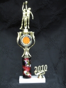 Double Action Basketball Trophy